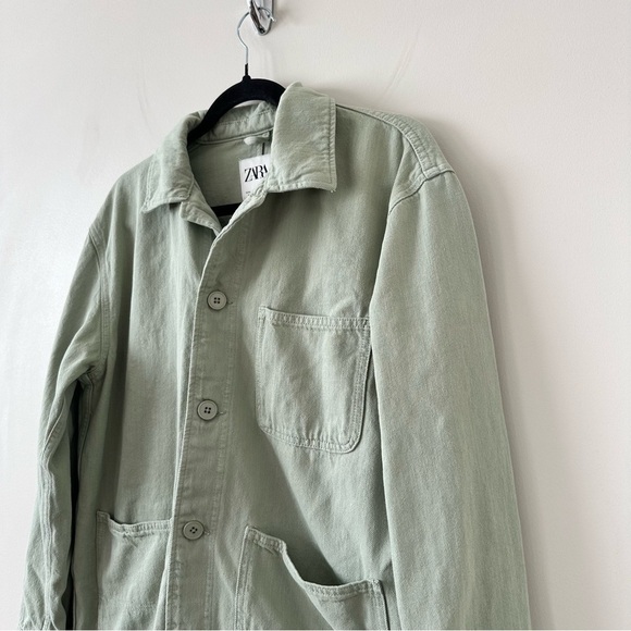 Zara-Oversized Spring/Summer Boxy Jacket (Size:Small) - Picture 6 of 10